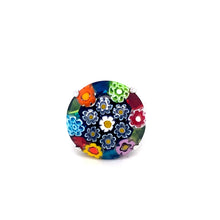 Load image into Gallery viewer, Murano Glass Silver Ring