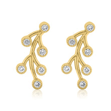 Load image into Gallery viewer, Yellow Gold and Diamond Climbers