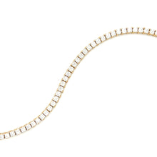 Load image into Gallery viewer, Diamond Tennis Bracelet With 64 Diamonds Set in 14K Yellow Gold