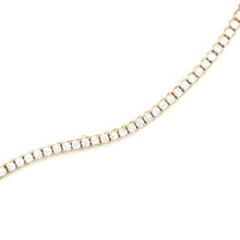 Load image into Gallery viewer, Diamond Tennis Bracelet With 57 Diamonds Set in 14K Yellow Gold