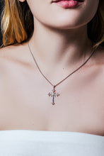 Load image into Gallery viewer, Diamond Cross Necklace