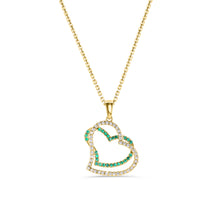Load image into Gallery viewer, Double Heart Necklace