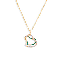 Load image into Gallery viewer, Double Heart Necklace