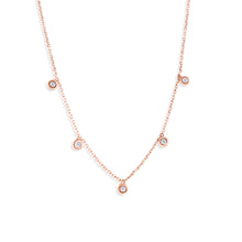 Load image into Gallery viewer, Bezel Diamond Necklace