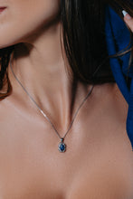 Load image into Gallery viewer, Purple Sapphire & Diamond Necklace