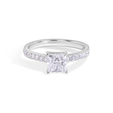 Load image into Gallery viewer, Stunning Princess Cut Engagement Ring