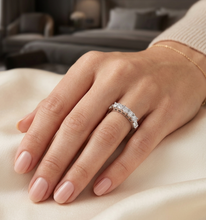Load image into Gallery viewer, Diamond Band Set in 14K White Gold