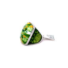 Load image into Gallery viewer, Murano Glass Silver Ring