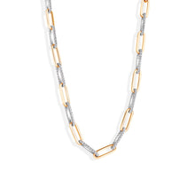 Load image into Gallery viewer, Paperclip Diamond Necklace