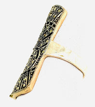 Load image into Gallery viewer, Sterling Silver and Marcasite Cocktail Ring
