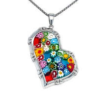 Load image into Gallery viewer, Murano Glass & Alan K. Heart Pendant