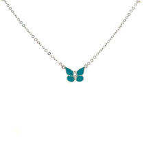 Load image into Gallery viewer, Beautiful Blue Enamel Butterfly Set