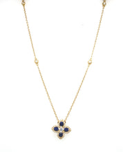 Load image into Gallery viewer, Four Leaf Clover Necklace in Yellow Gold