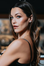 Load image into Gallery viewer, Heart Diamond Stud Earrings