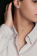 Load image into Gallery viewer, Heart Diamond Stud Earrings