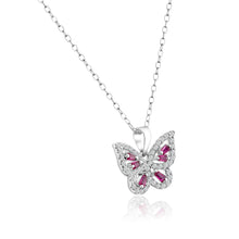 Load image into Gallery viewer, Sterling Silver Butterfly Necklace