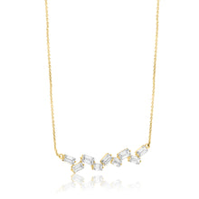 Load image into Gallery viewer, Emerald Cut Diamond Necklace