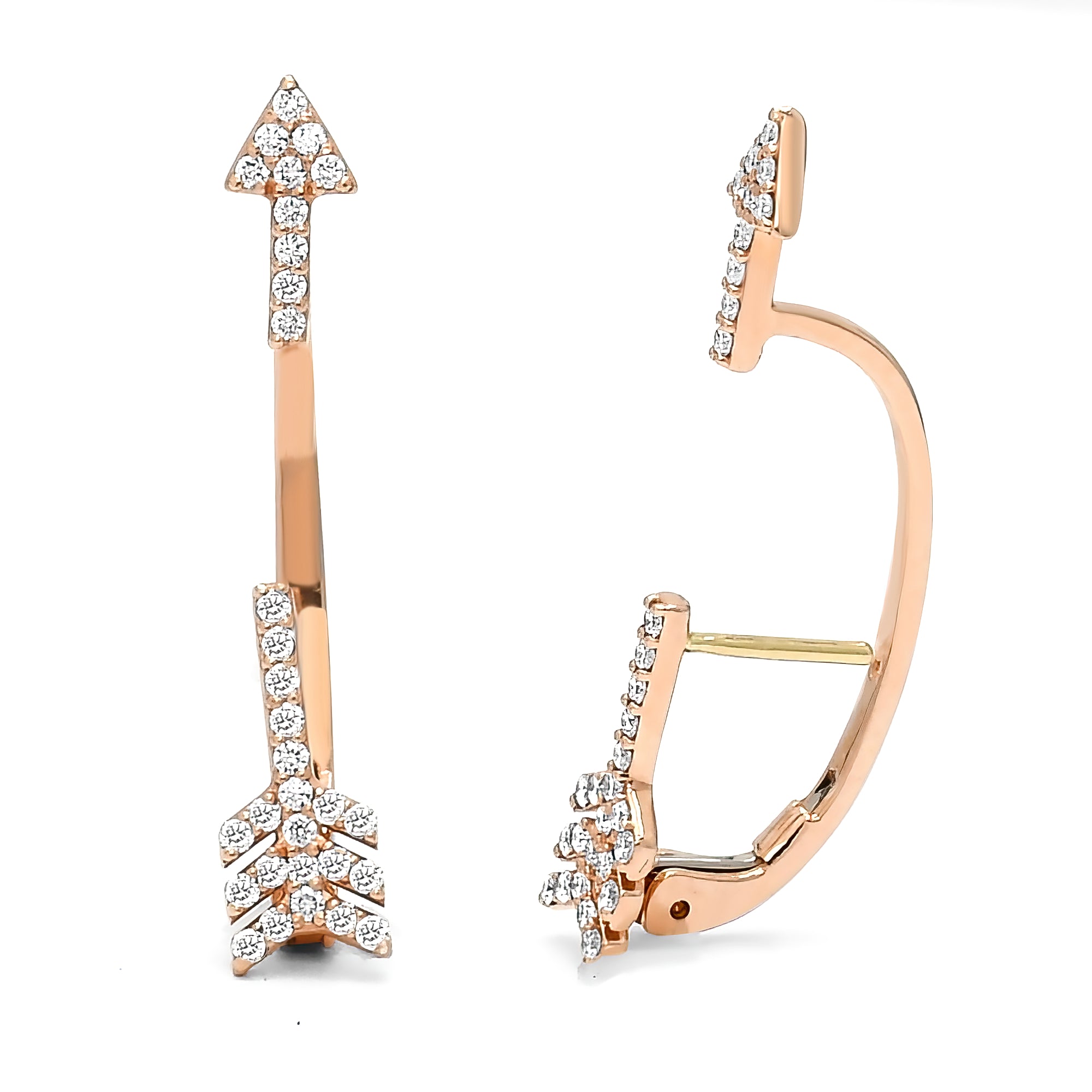 Diamond arrow earrings hotsell