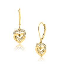 Load image into Gallery viewer, Double Heart Diamond Set