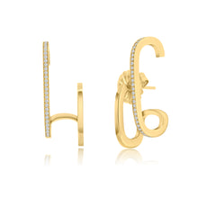 Load image into Gallery viewer, Unique Diamond Earrings BY ORDER ONLY