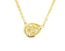 Load image into Gallery viewer, Pear Shape Diamond Necklace