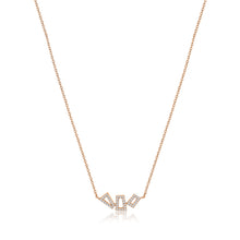 Load image into Gallery viewer, Trapezoid Diamond Necklace