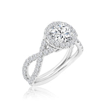 Load image into Gallery viewer, Infinity Diamond Engagement Ring