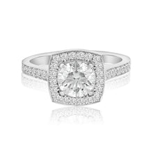 Load image into Gallery viewer, Diamond Halo Engagement Ring