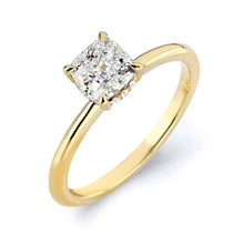 Load image into Gallery viewer, Hidden Halo Engagement Ring.