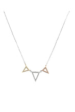 Load image into Gallery viewer, Triangle Diamond Necklace