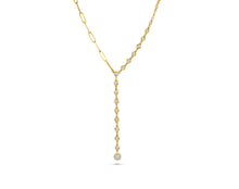Load image into Gallery viewer, Diamond Paper Clip Necklace