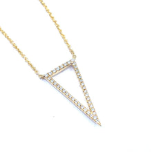 Load image into Gallery viewer, Triangle Diamond Necklace