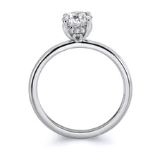 Load image into Gallery viewer, Hidden Halo Round Center Diamond Ring