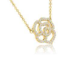 Load image into Gallery viewer, Rose Diamond Necklace