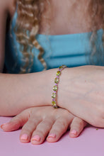 Load image into Gallery viewer, Peridot & Pink Sapphire Bracelet
