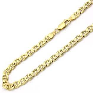 Flat Marina Gold Chain – Dominique's Jewelry - Main Image