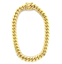 Load image into Gallery viewer, Men's Cuban Link Bracelet in 14K Yellow Gold
