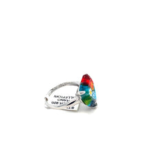 Load image into Gallery viewer, Murano Glass Silver Ring
