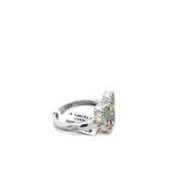 Load image into Gallery viewer, Murano Glass Silver Ring
