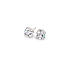 Load image into Gallery viewer, Lab Grown Diamond Studs set in 14K White Gold
