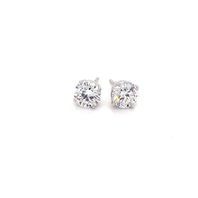 Load image into Gallery viewer, Lab Grown Diamond Studs set in 14K White Gold
