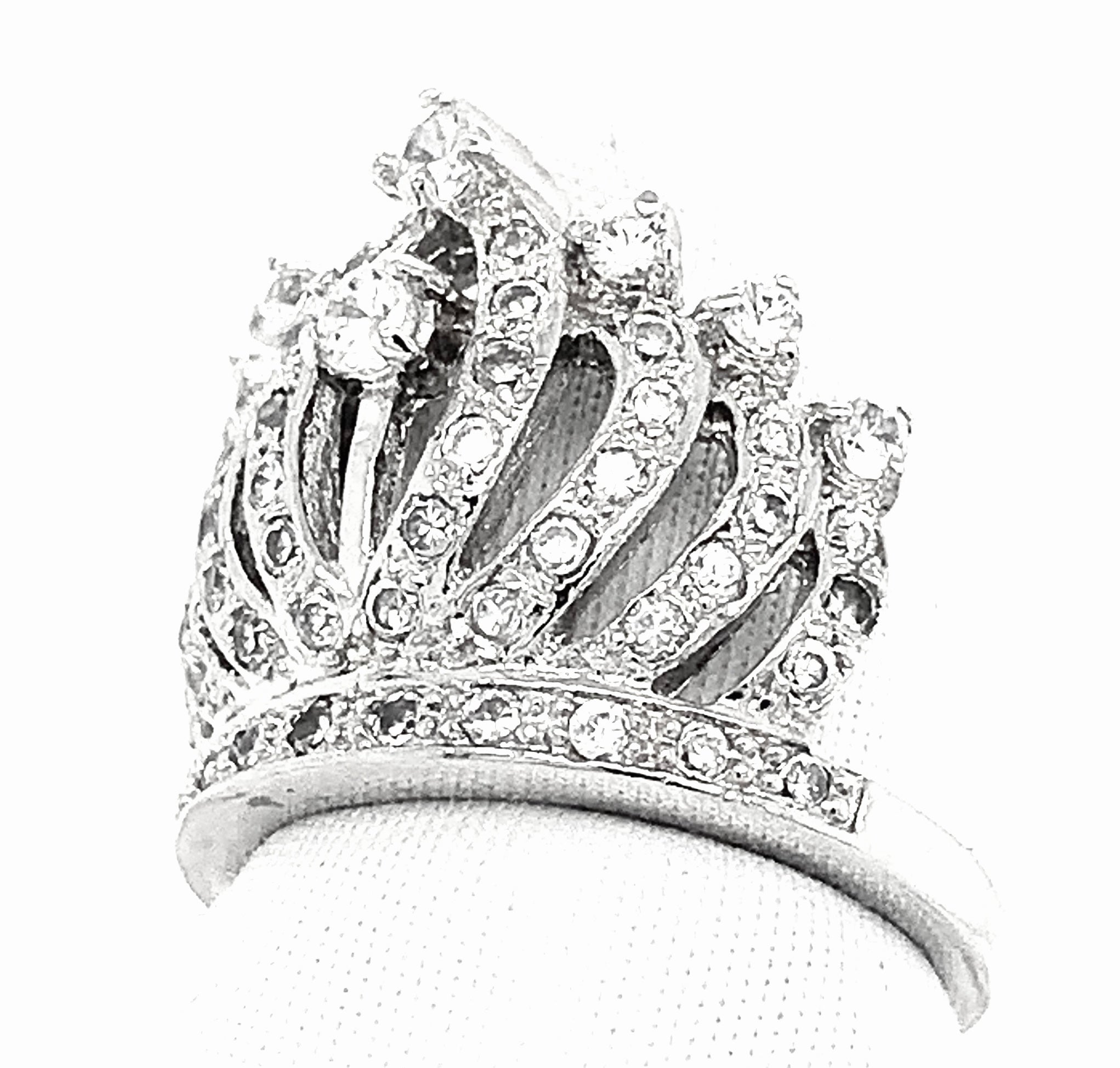 Sterling Silver Tiara Ring – Dominique's Jewelry