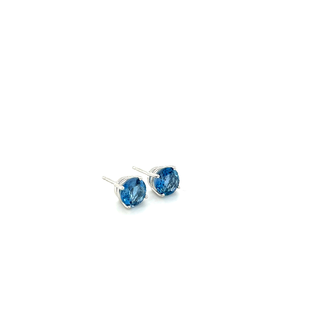 Aquamarine Studs
