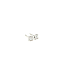 Load image into Gallery viewer, Princess Cut Diamond Studs
