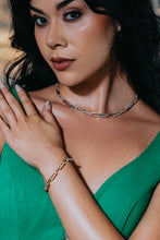 Load image into Gallery viewer, Paperclip Diamond Bracelet
