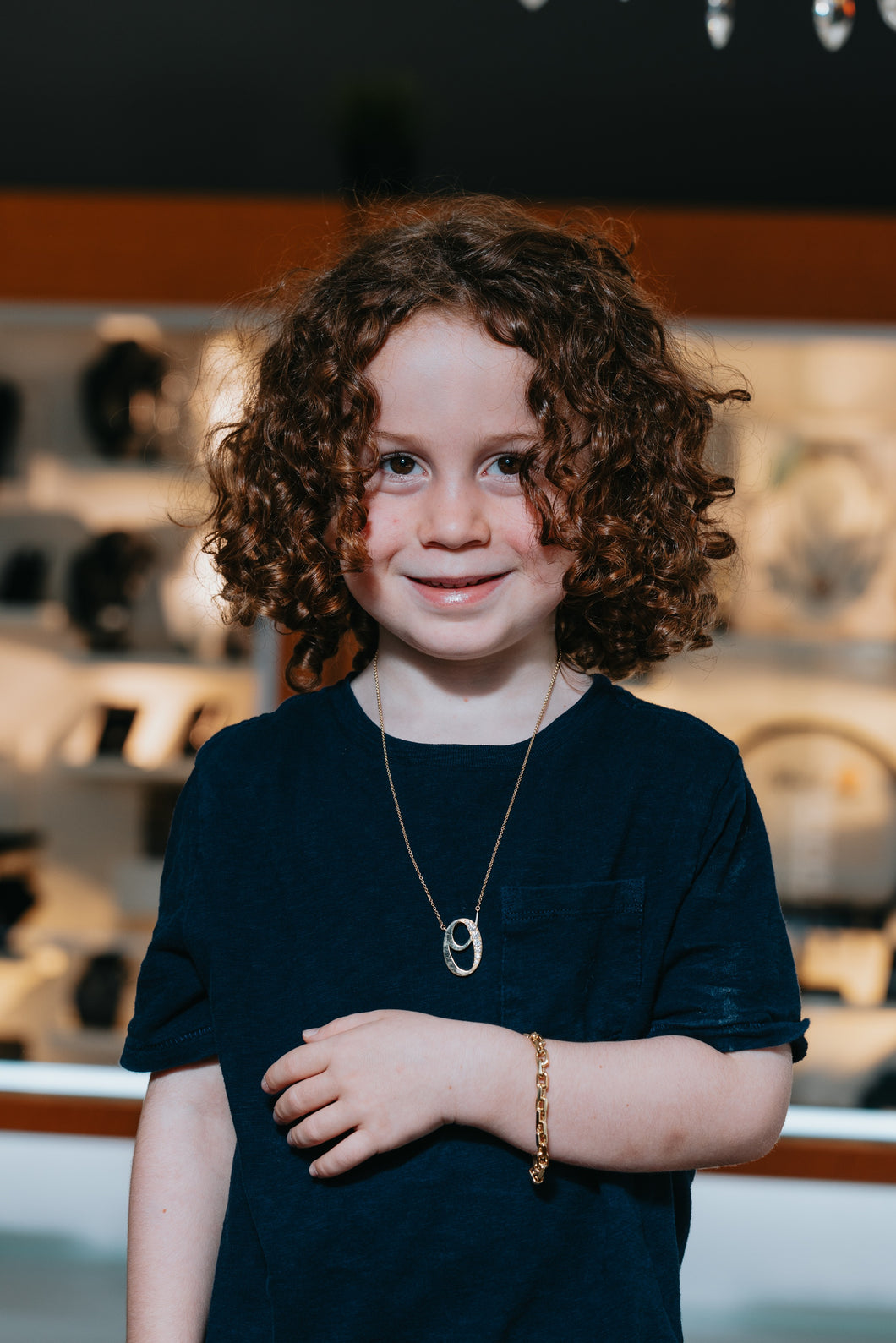 Custom Diamond Initial Necklace