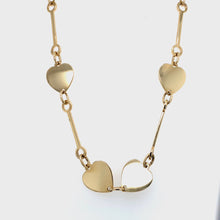 Load and play video in Gallery viewer, Heart Bar Necklace
