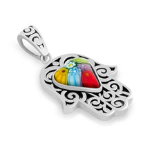 Load image into Gallery viewer, Murano Hamsa Pendant
