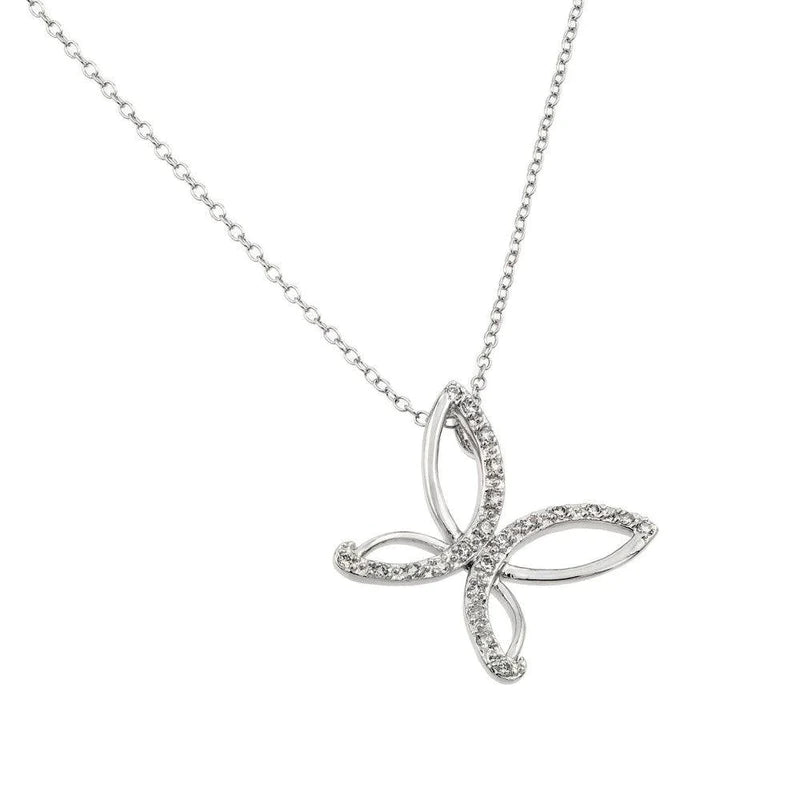 Sterling Silver Butterfly Necklace