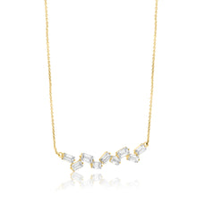 Load image into Gallery viewer, Emerald Cut Diamond Necklace
